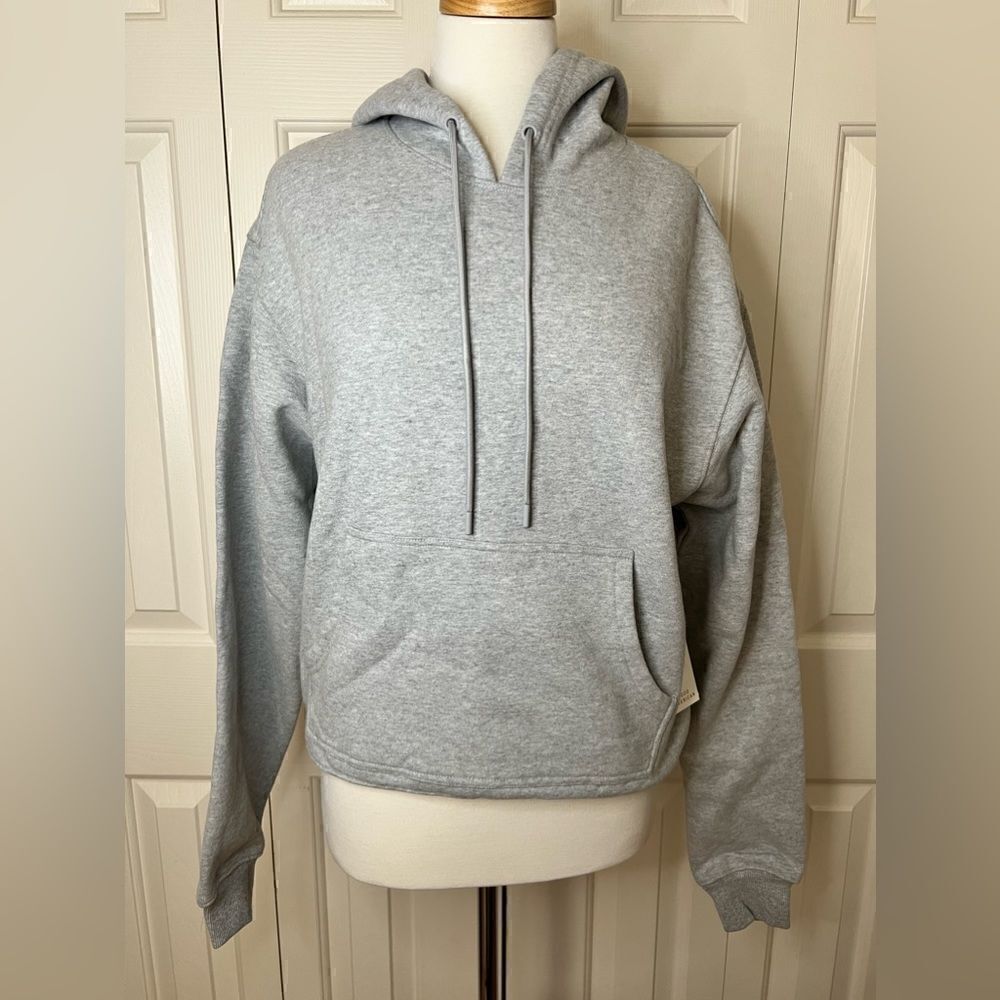 NWT Good American Heather Grey Hoodie sz 0